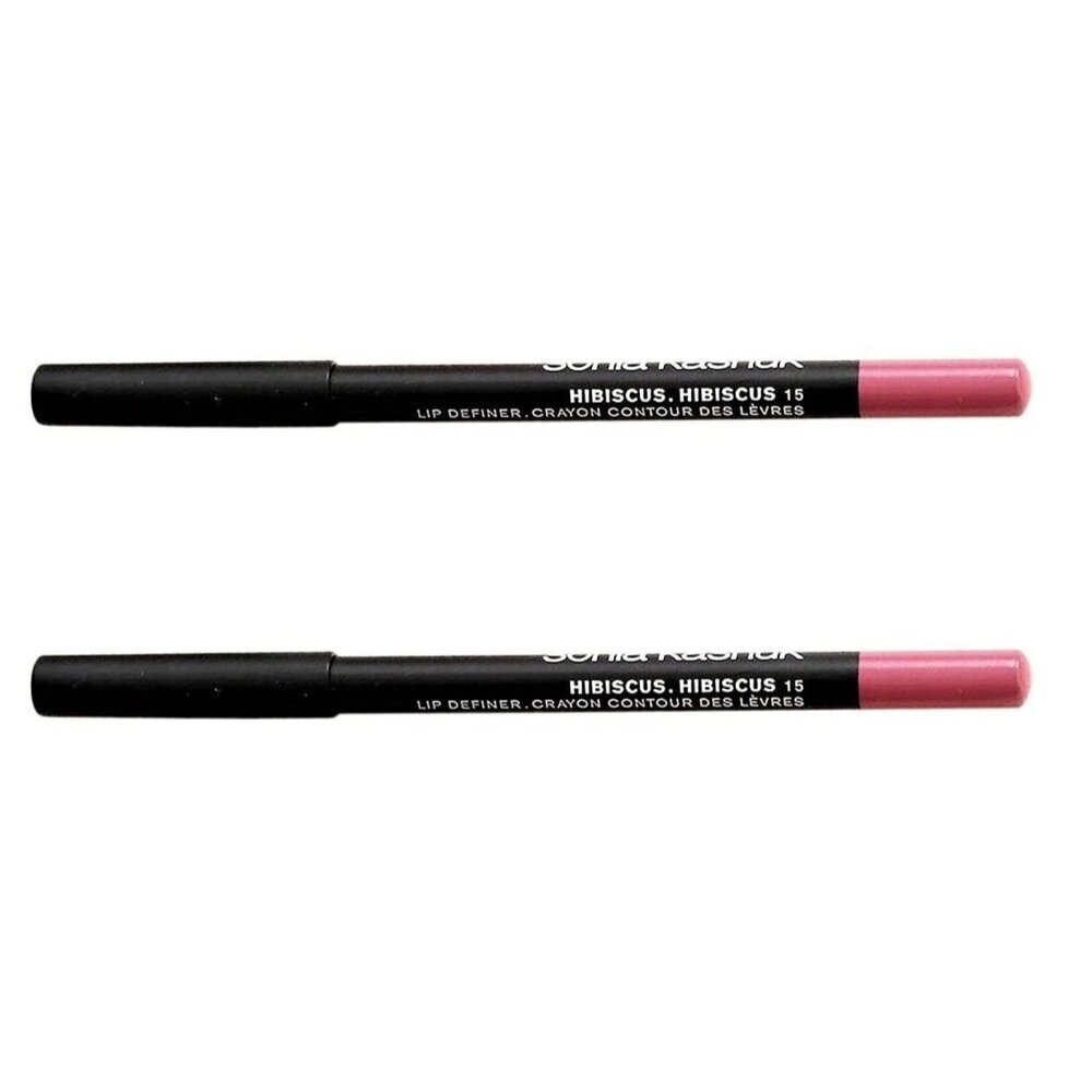 Sonia Kashuk Lip Definer Hibiscus 15 Lip Liner Pencil Pack of 2 New